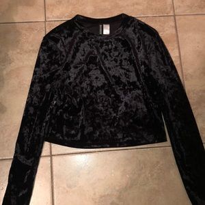 Black Velvet Crop H & M